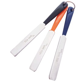 AYUBOUSA Stainless Steel Guitar Fret Crowning Luthier File Dual Cutting Edge Tool for Acoustic Electric Guitar, Bass Guitar Ukulele Set of 3Pcs.