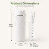4-in-1 Travel Dispenser Bottle, TSA Approved Leak Proof Refillable Travel