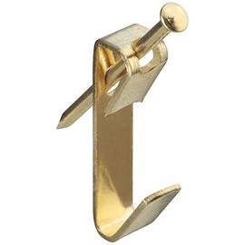 National Hardware N260-034 V2530 Picture Hangers in Brass, 8 pack