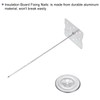 PATIKIL 70mm Perforated Insulation Pins with Round Washer,50 Sets 2in