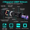 ELP Zoom Webcam 1080P with 5–50mm Manual Variable Focus Lens,Full