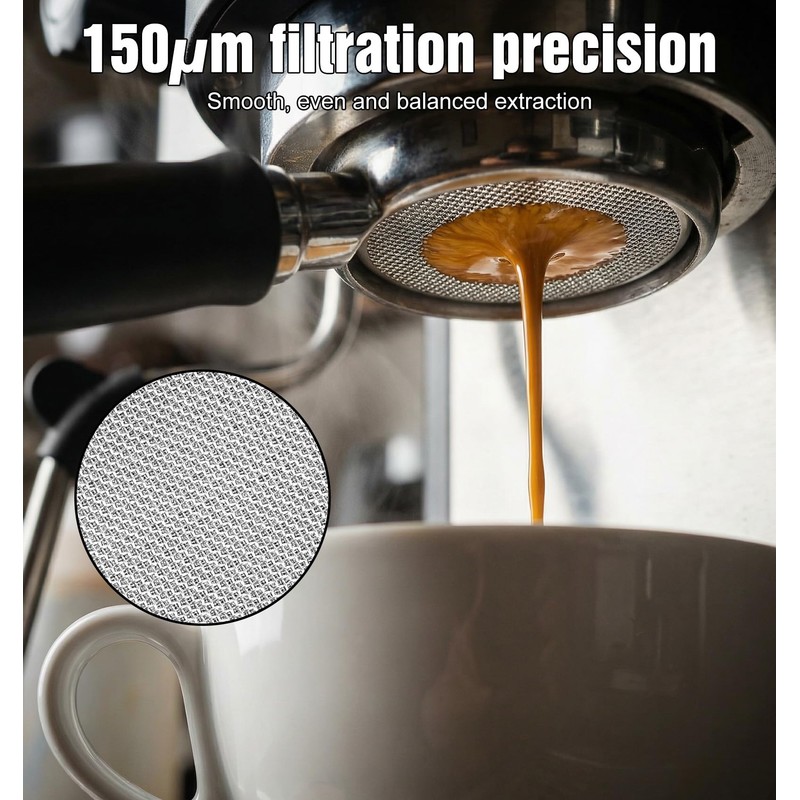 54mm Puck Screen, Stainless Steel Espresso Puck Screen 54mm (53.5mm