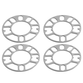 Yuikome Set of 4 Aluminium Wheel Wheel Spacers Washers Plate Car Wheel Wheel Spacers 3 mm Bolts for 4X100 4X114.3 5X100 5X108 5X114.3 5X120
