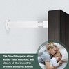 EUIOOVM Mounted Door Stoppers, Spring Door Stop, Wall Mounted Adjustable