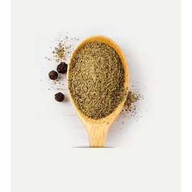 Lebensbaum Black Pepper, Organic Spice from India, Black Pepper with Spicy Base Note, Suitable for Side Dishes of All Kinds, Ground, 50 g