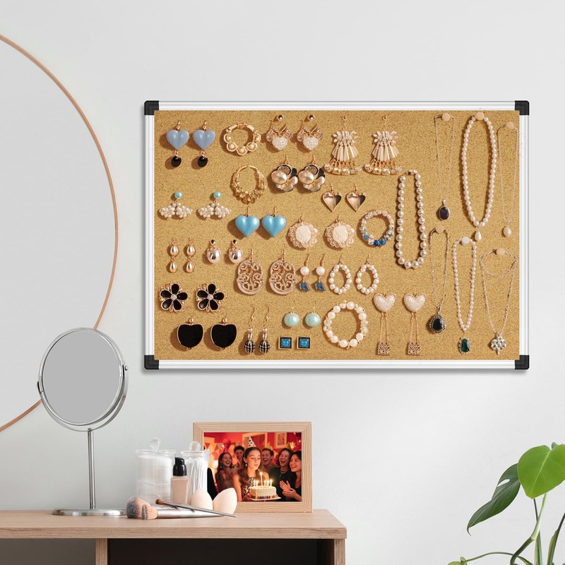 XBoard Cork Board 24 x 18 Inch | 2 Pcs