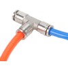 Pneumatic T-Piece Stainless Steel Compressed Air Connector V2A 12 mm