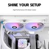 Thermalrlght Aqua Elite 240 White V3 Aio CPU Cooler, 240