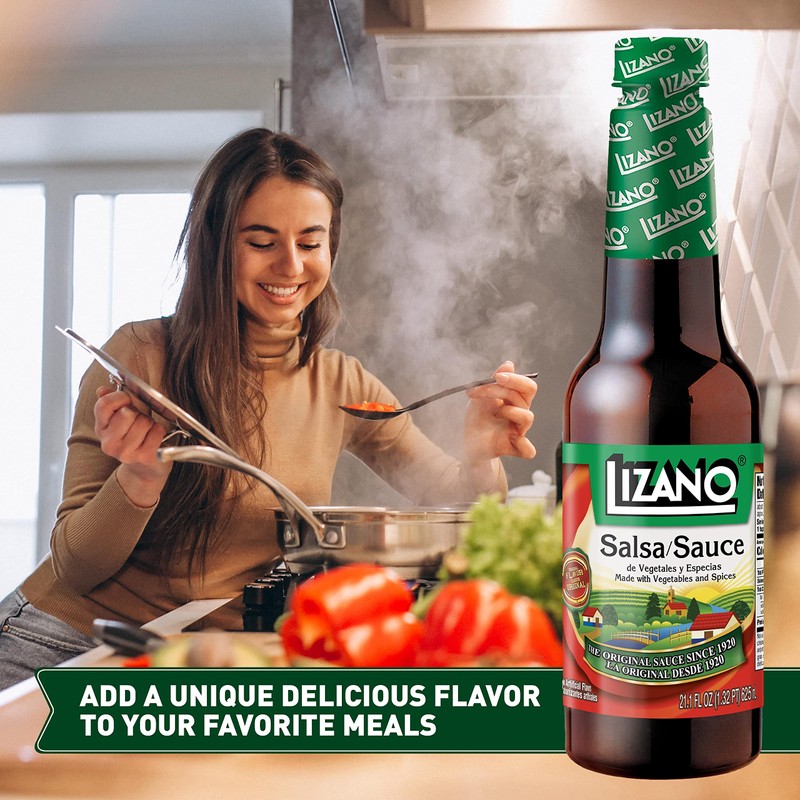 Lizano Salsa Sauce With Vegetables and Spices, 21.13oz (Pack of