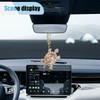 Crystal Diamond Turtle Car Pendant, Bling Funny Turtle Rear View