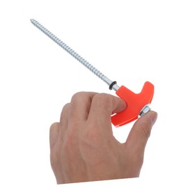 FUNOMOCYA Tent Stakes Heavy Duty 4 Pack 8x200mm Ground Anchors for Sheds Camping Tent Windproof Metal Ground Stakes