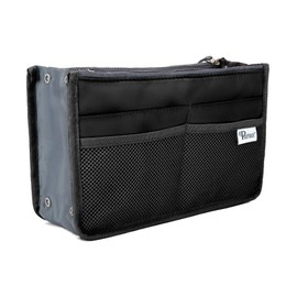 Periea Chelsy Handbag Organiser Insert (Black, Large)