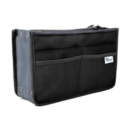 Periea Chelsy Handbag Organiser Insert (Black, Large)