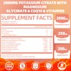 QANLOI QANLOI Potassium Citrate 2000mg, Potassium Gummies for Adults-Boost Muscle