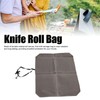 Knife Roll Knife Holder Bag Waxed Canvas 7 Slots Soft