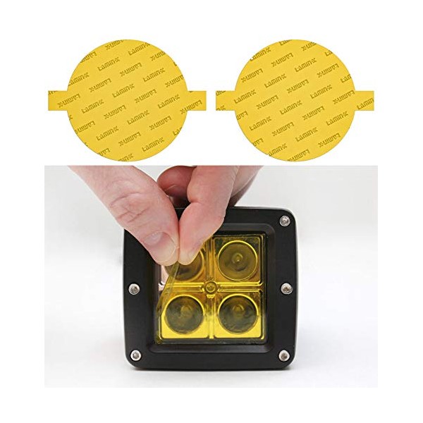 Lamin-x Custom Fit Yellow Fog Light Covers for Honda Pilot