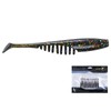 Goture Crowworm, 10-Piece Set, UV Phosphorescent, Blackfish, Chinu, Root Fish,