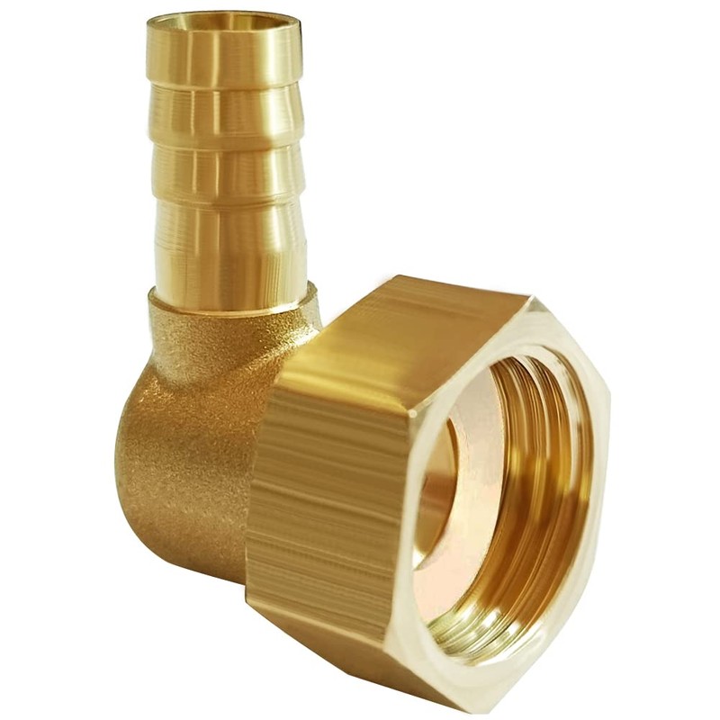 Joywayus 90 Degree Elbow Detachable Connector Fitting 5/16" Barb x