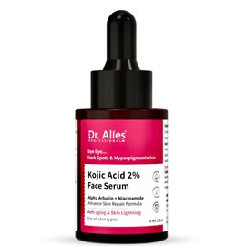 Dr. Alies - Professional 2% Kojic Acid Face Serum with 1% Alpha Arbutin & 5% Niacinamide | Anti-Aging, Skin Lightning, Pigmentation and Dark Spot | Advance Skin Repair for Men & Women | 30 ml