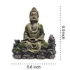 SLOCME Aquarium Buddha Statue Decorations - Aquarium Decor Ornament Fish