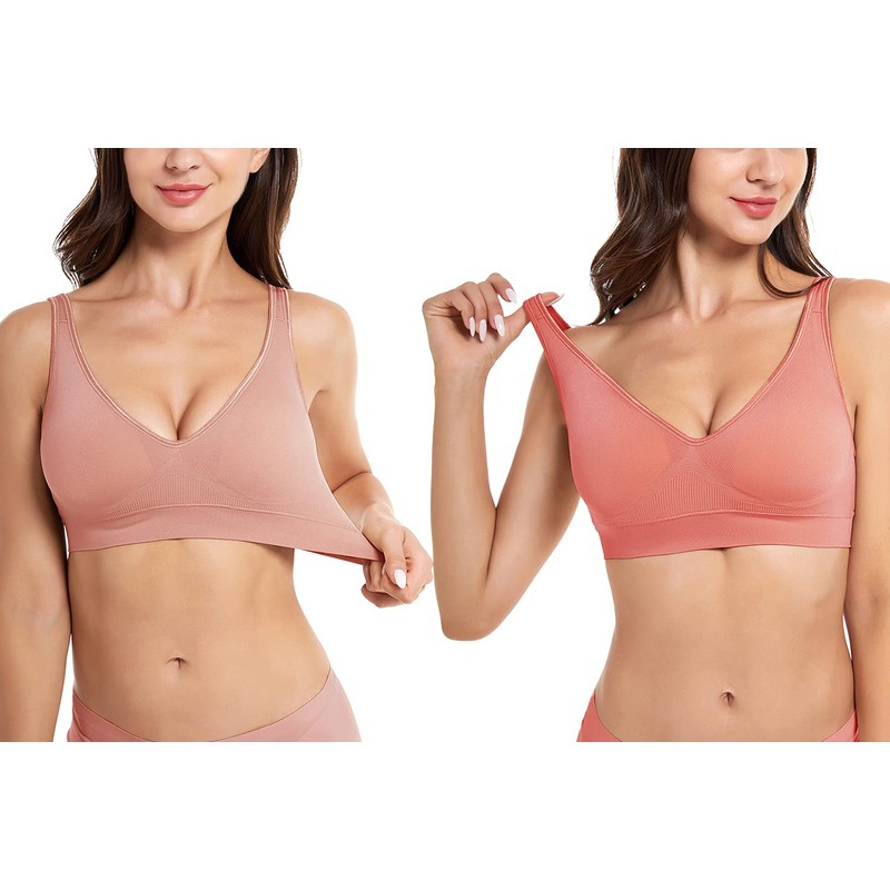 Comfyin Brasieres inalámbricos para Mujer, sin Cables, sin Costuras, con