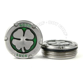 19th Hole Custom Shop Deluxe Tour Style Weights for Scotty Cameron Putters, Lucky Clover, Green (20)