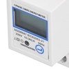 1 Phase 2 Wire Energy Meter Multifunctional LCD Digital Display
