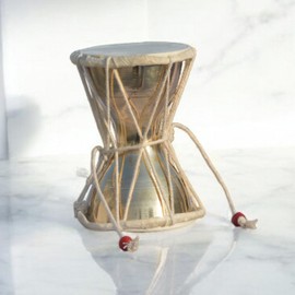 3.5"Inch Brass Damru, Round Shape powerful symbols of lord shiva Damroo Damru Percussion Instrument