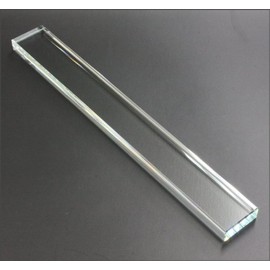 Crystal Mini Paper Weight Square 485g 4 × 1.5 × 33 cm