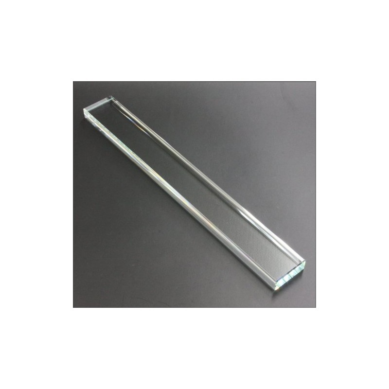 Crystal Mini Paper Weight Square 485g 4 × 1.5 × 33 cm