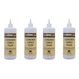 ConSandtrate Concrete Crack Filler - 3 lb. for Filling in Concrete Cracks on driveways, walkways and patios. (4, Tan)