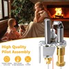 Criditpid 446-513A Propane Gas Pilot Assembly for Heat-N-Glo Gas Fireplaces