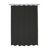 Mebix TRD Cortina de Baño 200x200cm Impermeable, Antimoho con 12
