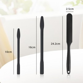 KMYZQDV 4PCS Silicone Stick, Reusable Silicone Mixing Sticks for Resin Epoxy Wax Paint Soap Making Tools, 1PCS Silicone Spatula Applicator, 1PCS Large Silicone Stir Sticks, 2PCS Small Silicone Sticks