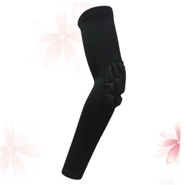 SUPVOX 1pc Elbow Protector Arm Sleeve Breathable Sports Protective Sleeve for Cycling Running Basketball Comfortable and Elbow Support Black