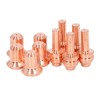 10Pcs Nozzle Electrode Kit Brass 176655 Electrode 176656 Nozzle Tip