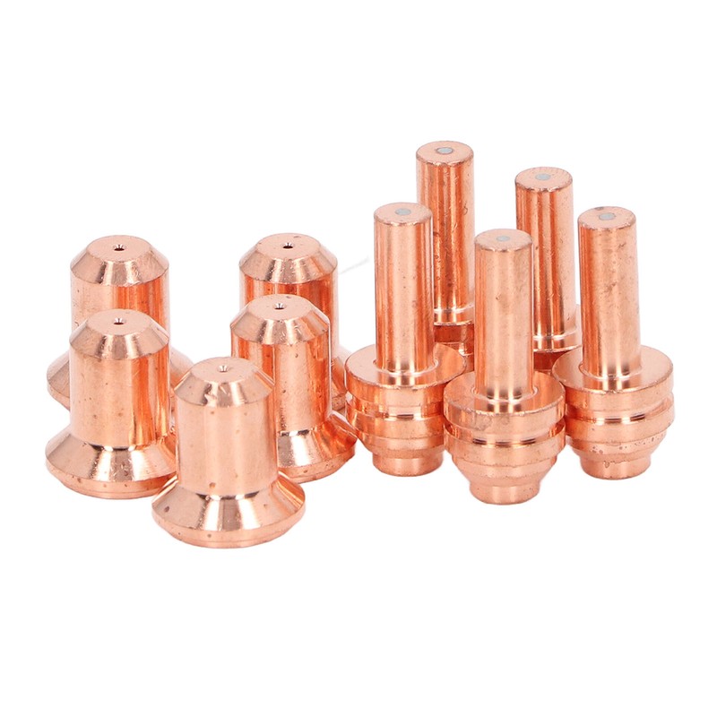 10Pcs Nozzle Electrode Kit Brass 176655 Electrode 176656 Nozzle Tip