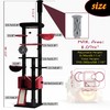 Hey-brother Gothic Cat Tree, 98.4-110.2 Inches Floor to Ceiling Cat