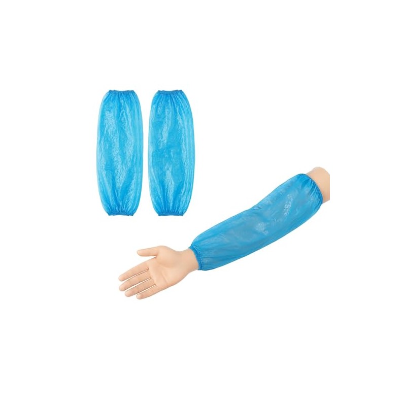 Pack of 100 Polyethylene Sleeve Protectors, Durable and Waterproof with