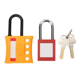 Lockout Tagout Lock Hasp Kit 4 Agujeros Aislado Nylon ABS LOTO Cerradura de Seguridad para Uso Industrial Químico