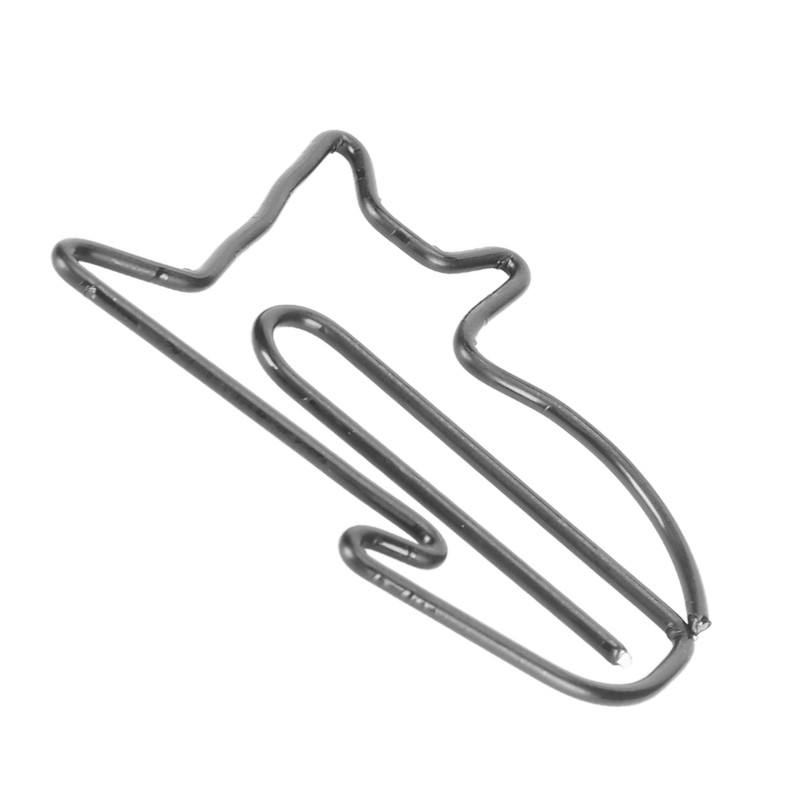 100 Pcs Cute Paper Clips Animal Shaped Fun Bookmark Document
