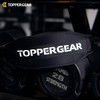 TOPPERGEAR Training Belt, Lifting Belt, Power Belt (M, Black)