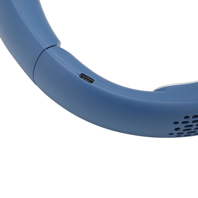Bladeless Neck Fan USB Charging LED Digital Display 3 Speeds