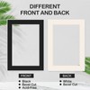 15 Pack 5x7 Black Picture Mats, Frame Mattes for 4x6