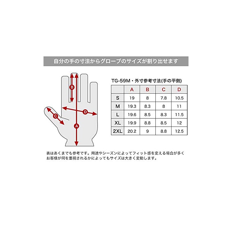 Degner TG-59M Mesh Leather Short Gloves for Motorcycles, Black, M,