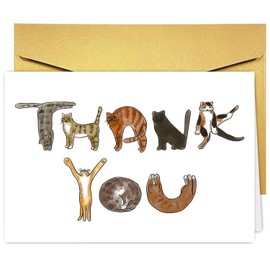 zzmorni Funny and Cheeky Thanksgiving Thank You Card - Humorous Cartoon Design - 7.9 x 5.3 Inches (stye2)