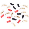 Greluma 12pcs 2mm Banana Plug Pin Screw 2mm Gold Plated