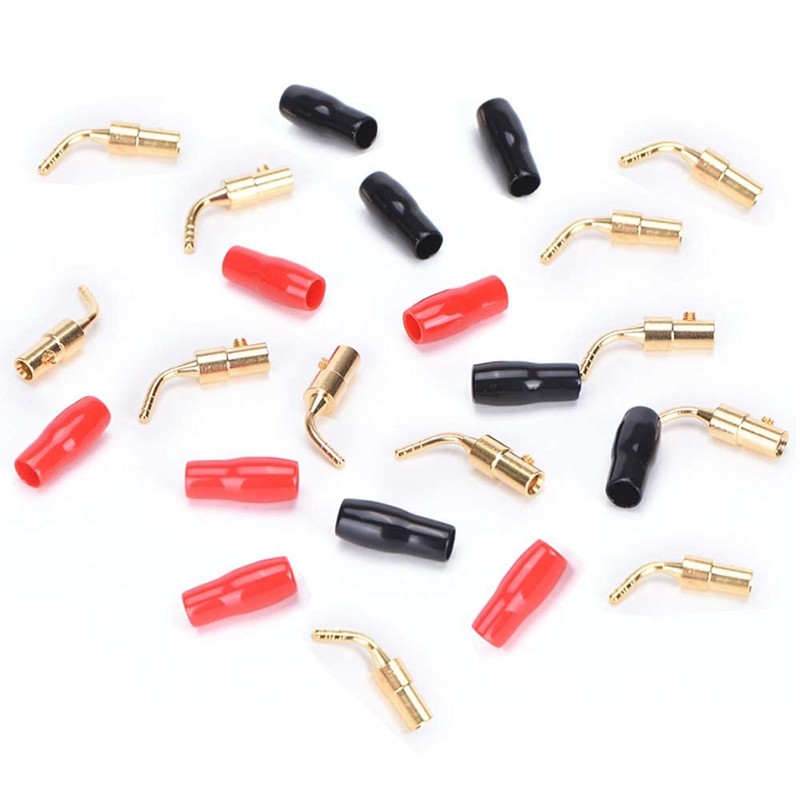 Greluma 12pcs 2mm Banana Plug Pin Screw 2mm Gold Plated