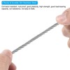 PATIKIL 4pcs 80cm 1.5mm Stainless Security Cable 5mm Inner Diameter