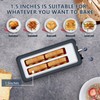 Plum chef 4-Slice Toaster, Extra Wide Long SIot Toaster, 6